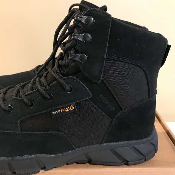 Men's Free Soldier Waterproof Hiking Work Tactical Boots Size: 10 (ACC0021) - Picture 8 of 16